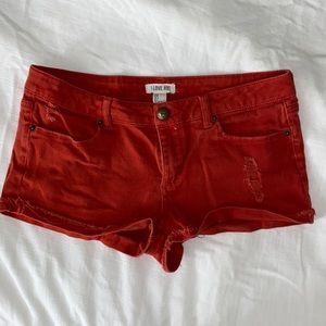 Forever 21 orange shorts